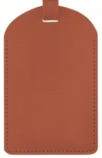 Brown PU Leather Luggage Tag