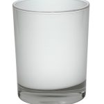 Decorative Frosted Glass Tumbler